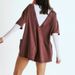 Summer Women's V-Neck Backless Jumpsuit – Batwing Sleeve, Loose Fit, Pockets, Casual Romper (Khaki/Pink/Navy/Black/New Pastel Colors)_ecoleips.com