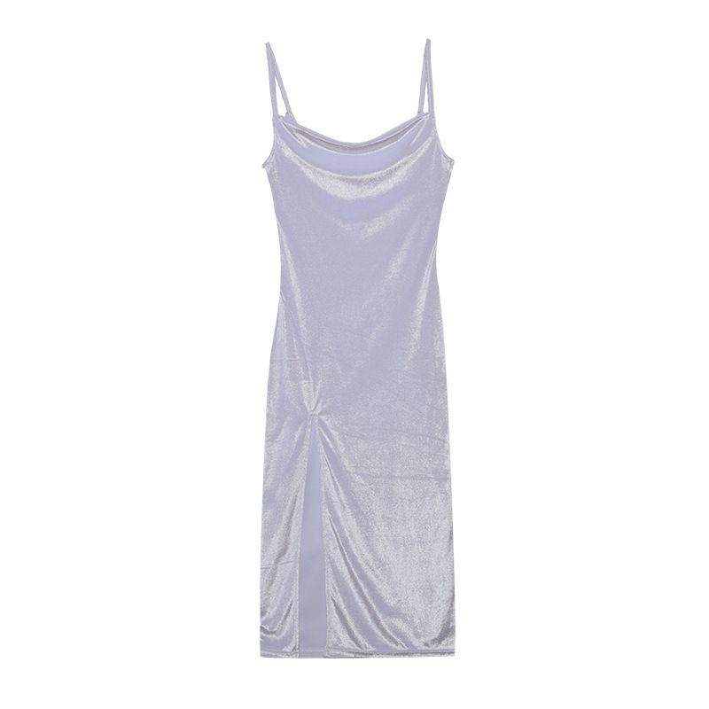 European And American Style Women's 2023 New Spring Summer Fashion Sexy Slim Fit Split Strap Dress For Women_ecoleips.com