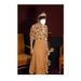 Autumn Hong Kong Style Women's Summer Flower Color Shirt Retro Temperament Slim Light Mature High-End Floral Top Wholesa_ecoleips.com