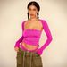 Cross-border Hot-selling Spicy Girl Fashion Outfit, Women's High-end Shawl Strapless Top With Lace, Pure And Alluring_ecoleips.com