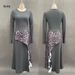 High-Waisted A-Line Long Sleeve Dress - Leopard Print Polyester Maxi Dress For Women_ecoleips.com