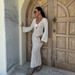 Women's Clothing Spring And Summer V Neck Elegant_ecoleips.com