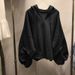 Women's European And American Style Hooded Sweatshirt, Early Autumn Thin Version, Plus-size Loose Fit, Korean Style,_ecoleips.com
