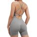European And American Seamless Sexy Peach Hip One-piece Fitness Clothes Thread Quick-drying Fitness Sports Beauty Back One-piece Yoga Clothes_ecoleips.com