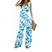 Cross Border Women's Printed Casual Two Piece Set, Vest With Elastic Waist Trousers._ecoleips.com