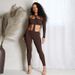 Women's Sexy Halter Neck Jumpsuit Waist Revealing Tight Long Pants Autumn New Solid Color Personalized European American Style_ecoleips.com