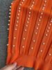 2024 Solid Color Crew Neck Tank Top Vacation Beaded Decor Sleeveless Tank Top For Summer Women's Clothing Crop Top_ecoleips.com