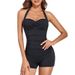 Aria Basics 2025 Summer European And American Cross-Border One-Piece Swimsuit For Women Sexy Backless Solid Color Women's Swimwear_ecoleips.com