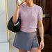 DiYun European And American Casual Vacation Fashion Short-Sleeve T-Shirt Sweater Women's Clothing 2025_ecoleips.com