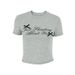 AC151 Bowknot Letter Print 2025 Summer New Slim Fit Korean Design Pullover Short Sleeve T-shirt For Women_ecoleips.com