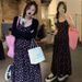 Autumn New Korean Fashion Printed Strap Cardigan 2-Piece Set Maternity Dress_ecoleips.com