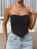 New European And American Summer Fashion Independent Site Cross-border Sexy Ruffled Halter Neck Strap Two-way_ecoleips.com