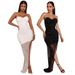 CY900066 European and American independent station high slit sexy tube top polyester mesh hot diamond dress party style for women_ecoleips.com