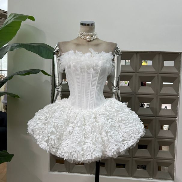 Women's Clothing Tulle Ballet Skirt Boning And Tie Up Bodice Paired With Matching Shorts Women's Dress Skirts_ecoleips.com