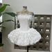 Women's Clothing Tulle Ballet Skirt Boning And Tie Up Bodice Paired With Matching Shorts Women's Dress Skirts_ecoleips.com