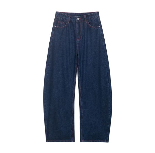 Women's Fashionable And Versatile Denim Jacket And Straight Leg Jeans Set For Ladies_ecoleips.com