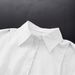 Minimalist White Linen Shirt, Women's Sun-Protective Jacket, Lightweight Summer Casual Long-Sleeved Top_ecoleips.com