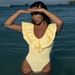 Sexy One Piece Swimsuit Women Striped Ruffled Swimwear Women Vintage Print Monokini Female Bodysuit Girl Beach Bathing Suit_ecoleips.com
