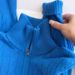Klein Blue Semi-Zip Cable Knit Sweater For Women – Oversized Pullover, Soft Yarn, Timeless Comfort (One Size Fits 80-130 Lbs)_ecoleips.com