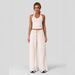 Women's Clothing Comfortable Two Piece Set Backless Wide Leg Trousers Sporty Casual Design Beautiful Loose Fit Pant Set_ecoleips.com
