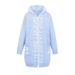 Oversized Hooded Cardigan Sweater For Women - Long Open Front Knit Coat With Pockets (Light Blue/Black/Pink, Sizes 1XL-5XL)_ecoleips.com