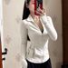 Lulu-style Yoga Clothing For Women, Defina Top, Fitness Spring Sports Jacket, Fleece-lined Hooded Sun Protection Jacket_ecoleips.com