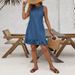 K Women's New Denim Dress Fashionable_ecoleips.com
