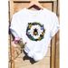 Popular Women's Clothing, European And American Style T-shirts, Plant-themed Apparel For Women_ecoleips.com