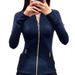 Women's Clothing New Style Gold Label Stand Collar Short Coat Sports Yoga Wear Slim Fit Sports Jacket For Women_ecoleips.com