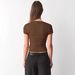 's Stylish Irregular-neck Hollow-out T-shirt For Women, Summer Sweet Spicy Style, Moisture-wicking, Comfortable_ecoleips.com