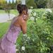 Chic Pleated Halter Neck Long Vacation Dress High Quality Purple Strapless Lotus Edge Maxi Dress 2025 New Lady Vacation Gowns_ecoleips.com