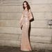 Women's Clothing New Summer Fishtail Dress Evening Dress Female Long Slim Fit Sequin Dress_ecoleips.com