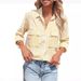 Aria Basics Aria Basics Cross-border European And American Foreign Trade Women's Clothing, New Spring-summer Linen-cotton Washed Striped_ecoleips.com
