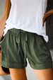 2025s Summer 2025 New Tie-Dye Print High-Waisted Straight Shorts Women Casual Pants_ecoleips.com