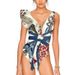 Women's Clothing New Bikini One Shoulder Ruffle Tight Toucan Split Swimsuit And Wrap Skirt Set_ecoleips.com