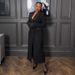 K European And American Sexy And Elegant Lapel And Waist Cinched Long Suit Jacket_ecoleips.com