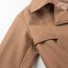 Women's Khaki Long Woolen Coat_ecoleips.com