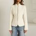 European And American Women's Clothing 2026 Spring New Temperament Stand-up Collar Design Sense Slim Casual Suit Small Blazer_ecoleips.com