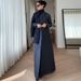 Muslim Outerwear New British Retro Motorcycle Embroidered Jacket Long Robe Trench Coat Polyester Muslim Outerwear For Women_ecoleips.com