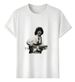 Women's T-Shirts Tshirt Muscle Freaks George Harrison Vintage Guitar Style_ecoleips.com