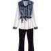 Women's Clothing Version Of The Street Blasting High End Design Sense Two Piece Shirt With Flared Pants_ecoleips.com