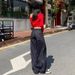 Autumn Bestseller: Denim-colored American Retro Washed Loose Straight-Leg Jeans For Women With Embroidery And Draped_ecoleips.com
