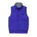 Women's fashion loose checkerboard cotton-padded vest vest vest jacket_ecoleips.com