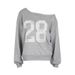 AD708 Cross-border European American Letter Print Off-shoulder 2025 New Spring And Autumn Loose-fitting Slimming_ecoleips.com