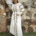 Women's Clothing Three Colors Heavy Embroidery Lantern Sleeve Dress_ecoleips.com
