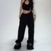 Women's Clothing Sports Pants Casual Pants Cotton Knitted Pants Spring And Autumn Solid Color Loose Sweatpants Hot Girl Street Dance_ecoleips.com