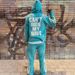 Men's Women's Wide Leg Pants Set American Style Export Trendy Brand Hooded Sweatshirt 3D Printed Lettering Autumn Winter Pockets_ecoleips.com