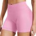 High Elasticity Fitness Training Yoga Pants Quick Drying Sports Shorts For Women Hip Lifting High Waisted Cycling_ecoleips.com