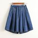 Women's Clothing Summer Versatile Loose Mid Length Pants Large Size Slim Fit High Waist Wide Leg Shorts_ecoleips.com