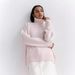 050 Autumn Winter Women's New High Neck Loose Russian Cross-Border Sweater European And American Style_ecoleips.com